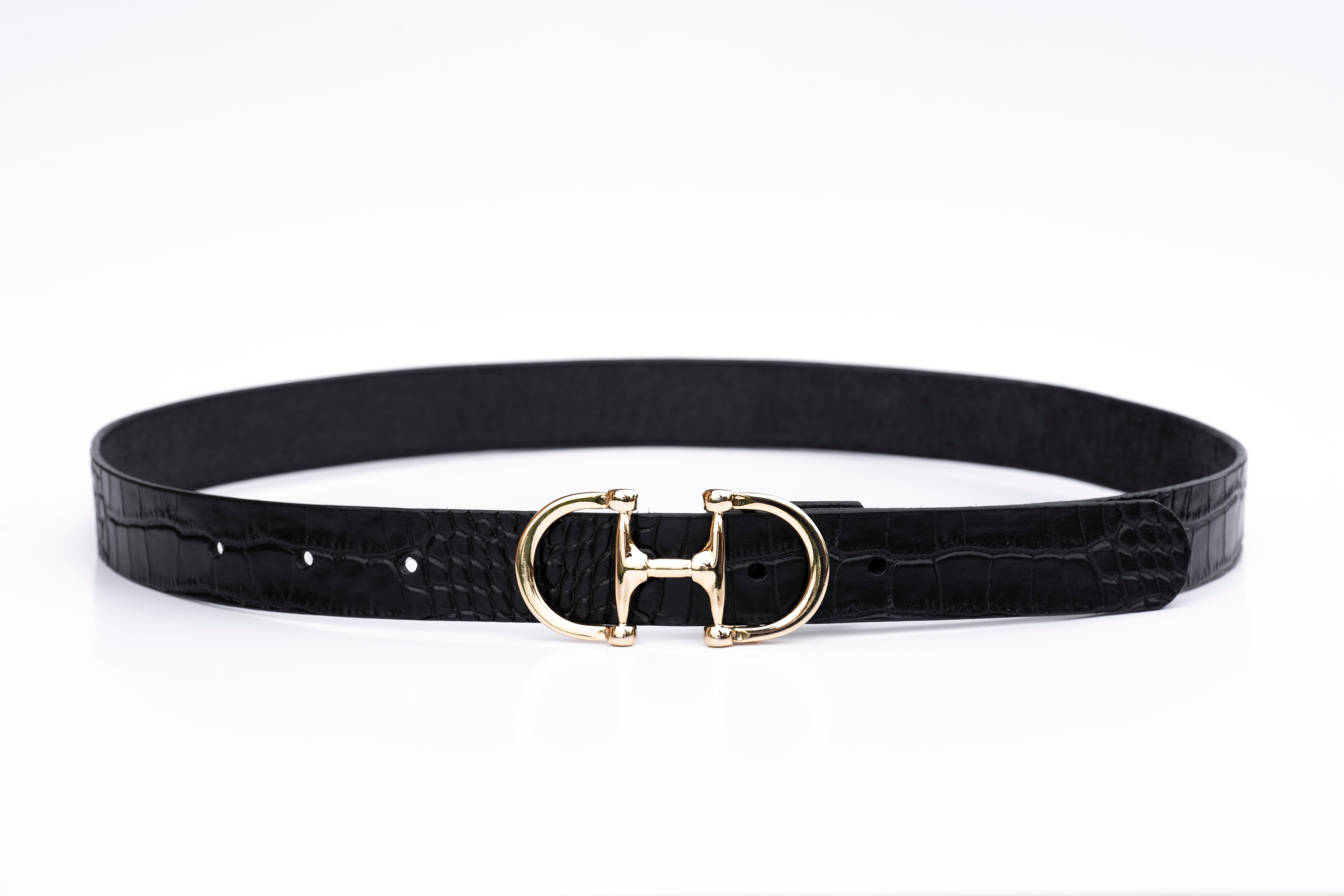 Ceinture cavalière doré